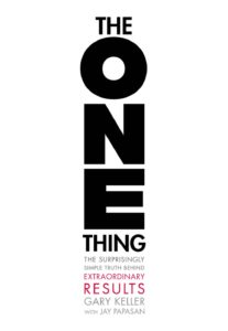 Book cover of "The One Thing"