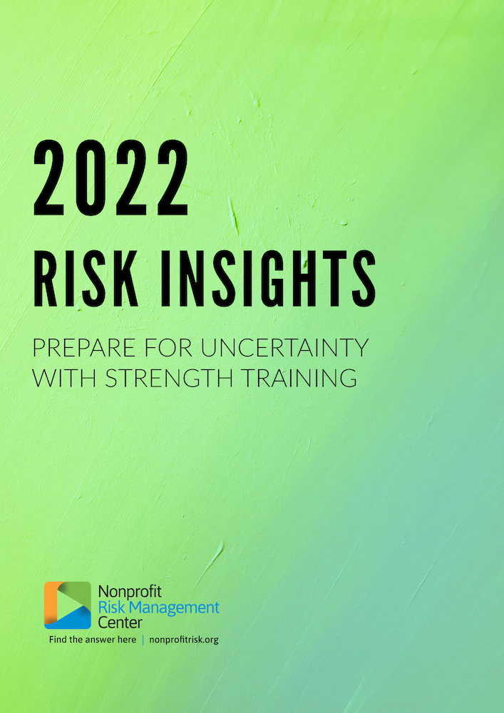 cover image of the 2022 Risk Insights document